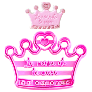 Cortador y Stamp Corona La Reina De La Casa Mamá