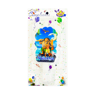 Vela con Diseño Moana