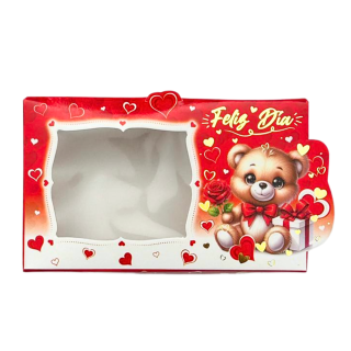 Caja Chocotejas x4 Oso Regalo San Valentín
