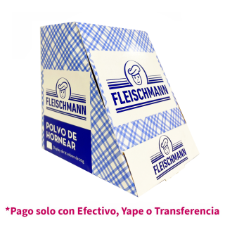 Polvo Hornear Fleischmann 20g Caja x12 und