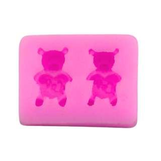 Molde Silicona Ositos