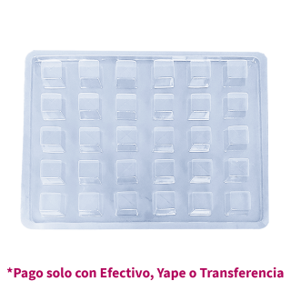 Molde Plástico Chocolate Princesa x30 Cav 25 und