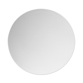 Piso Delgado Circular Blanco para Torta