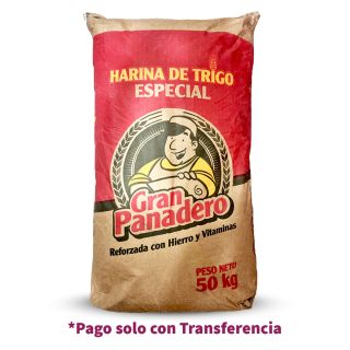 Harina de Trigo Panadera Especial Gran Panadero Saco x 50kg