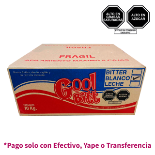 Cobertura Blanca Gool Bitt 1kg  Caja x 10 und