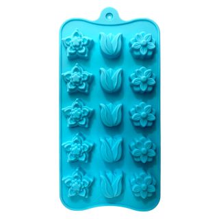 Molde Silicona Flores y Rosas