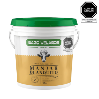 Manjar Blanquito Bazo Velarde 5kg