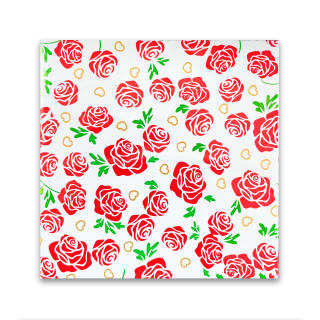 Papel Platina 50und Rosas Para Mamá