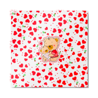 Papel Platina 50und Osita Mamá