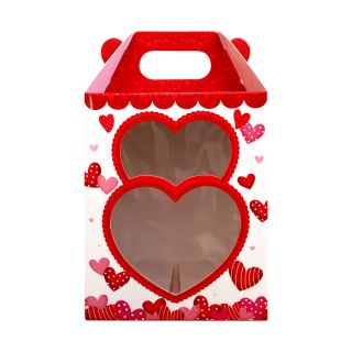 Caja Lonchera Cupcake x1 Corazón San Valentín