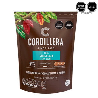 Chocolate con Leche Cordillera 32% Cacao 1kg