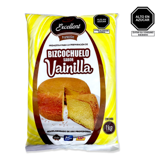 Premezcla Bizcochuelo Sabor Vainilla Excellent 1kg