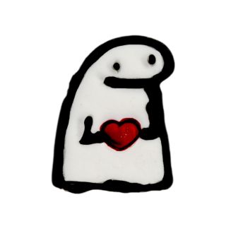 Pastillaje Meme Flork Corazón San Valentín