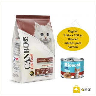 Canbo gatos adultos Cuidado Urinario x 3 kg + lata de regalo