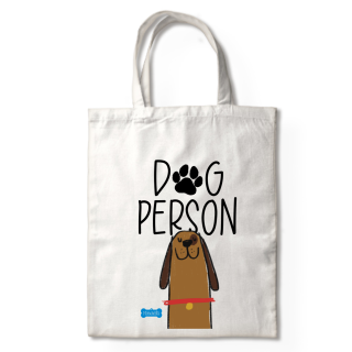 Tote Bag Dog Person