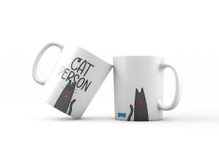 Taza Cat Person