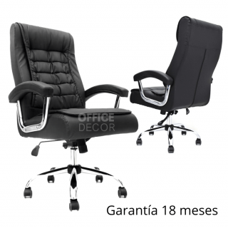 Sillón Shinny Negro Asiento Resorte