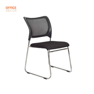 Silla Fija Modelo Trineo Iso Malla Negro