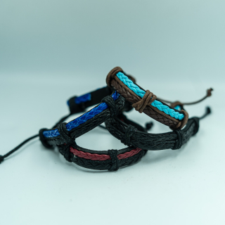 Pulsera Trenzada de colores Sin broche