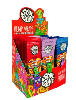 BLUNT HEMP WRAPS SOULBLIME FRUTAL - DISPLAY (24 SACHET)