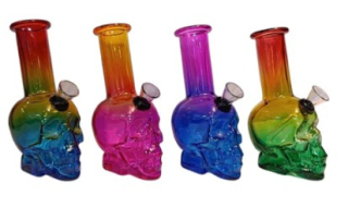 BONG DE VIDRIO MODELO CRANEO