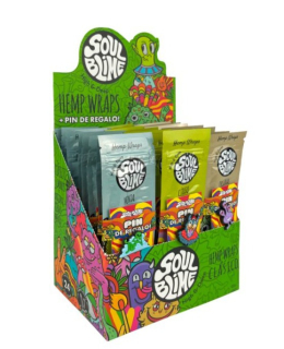 BLUNT HEMP WRAPS SOULBLIME CLASICO - DISPLAY (24 SACHET)