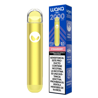 VAPEADOR WAKA STICK - FRESA 2000PUFF DESECHABLE