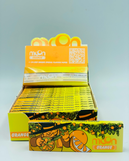 PAPEL DE LIAR MOON 1 1/4 NARANJA BOX/20