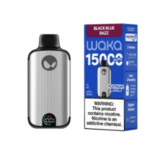 WAKA 15000 PUF - BLACK BLUE RAZZ