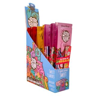 BLUNT HEMP WRAPS SOUL BLIME SWEET - DISPLAY (24 SACHET)