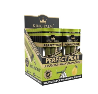 KING PALM - ROLLIE PERFECT PEAR - 0,5GR- DISPLAY X 20 PACKS