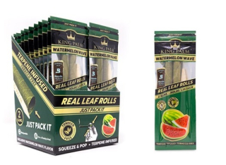 KING PALM - SLIM WATERMELON WAVE - 1,5GR - DISPLAY X 20 PACKS