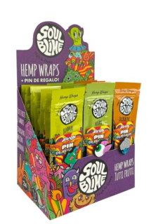 BLUNT HEMP WRAPS SOULBLIME TUTTI FRUTTI - DISPLAY (24 SACHET)