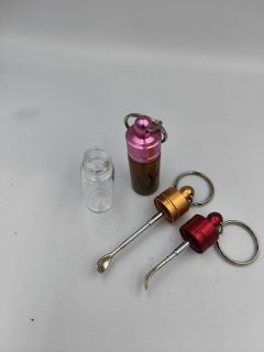 DOSIFICADOR LLAVERO -CONTENEDOR CON PALITA