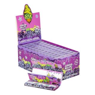 PAPELILLO DE SABOR GRC GRAPE + TIPS BOX/24