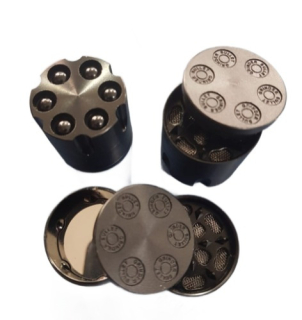 MINI GRINDER ALUMINIO 3 PIEZAS - TAMBOR REVOLVER