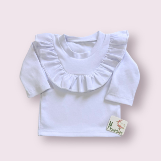 New collection: polo blanco manga larga