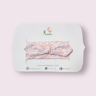 Vincha salmón diseño