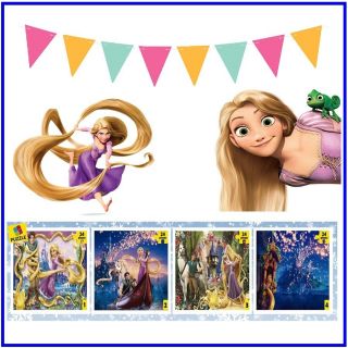 ROMPECABEZA 4 EN 1 COD 023-24 (24 PZAS) - RAPUNZEL