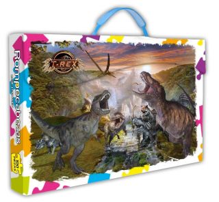 ROMPECABEZA DINOSAURIOS T-REX 1 (100 PZAS)