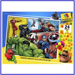 ROMPECABEZA ADVENGERS 2 CAJA (24 PZAS)