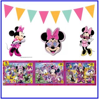 ROMPECABEZA 3 EN 1 COD 033-100 (100 PZAS)- MINNIE