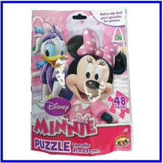 PUZZLE EN BOLSA ZIPLOCK DE 48 PZ MINNIE