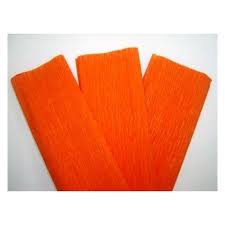 PLIEGO DE PAPEL CREPE MANDARINA