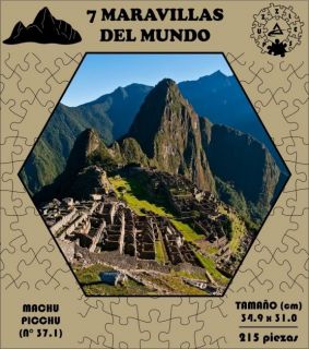 Rompecabeza Madera MDF Machupicchu (215 Pzas)