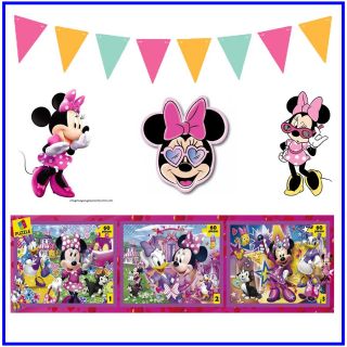 ROMPECABEZA 3 EN 1 COD 039-60 (60 PZAS) - MINNIE