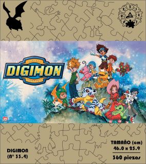 ROMPECABEZA MADERA MDF DIGIMON 33.4 (360 PZAS)
