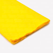 PLIEGO DE PAPEL CREPE AMARILLO
