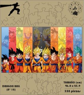 ROMPECABEZA MADERA MDF DRAGON BALL 18 (358 PZAS)