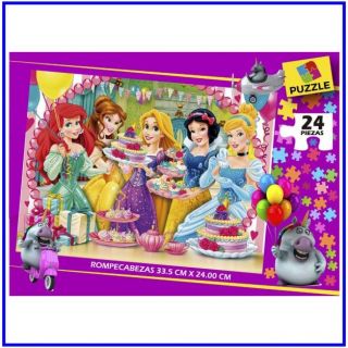ROMPECABEZA PRINCESAS 2 CAJA (24 PZAS)